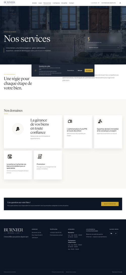 Refonte du site de la régie Burnier & Cie - image 4